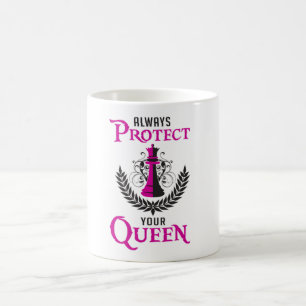 Taza De Café Chess Queen Chess Board Checkmate Board Gratifican