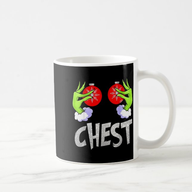 Taza De Café Chest Nuts Matching Chestnuts Christmas Snow Coupl (Derecha)