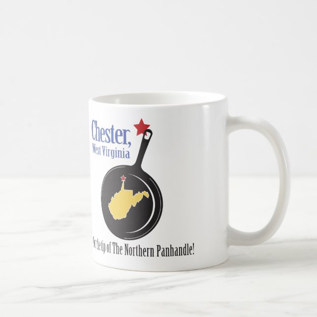 Taza De Café Chester, Virginia Occidental (WV) Mug (Derecha)