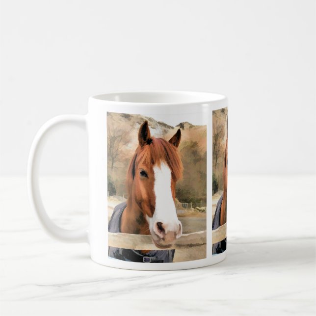 TAZA DE CAFÉ CHESTNUT HORSE (Izquierda)