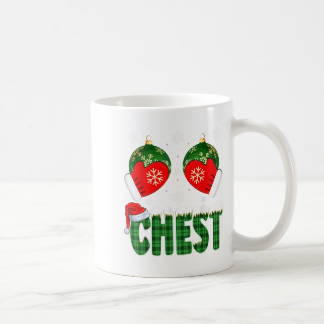 Taza De Café Chestnut Matanza Familia Funny Chest Nuts Christm (Derecha)