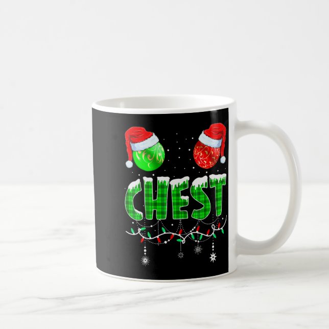Taza De Café Chestnuts Matching Family Funny Chest Nuts Christm (Derecha)