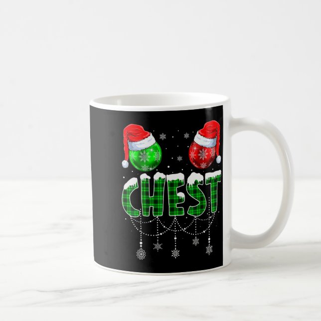 Taza De Café Chestnuts Matching Family Funny Chest Nuts Christm (Derecha)