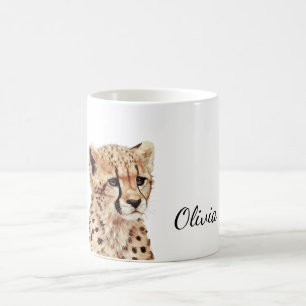 Taza De Café Chetah Face personalizado