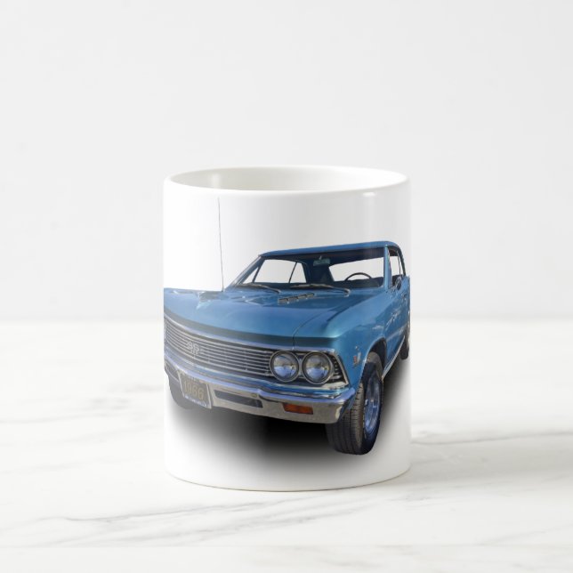 TAZA DE CAFÉ CHEVROLET 1966 CHEVELLE SS (Centro)