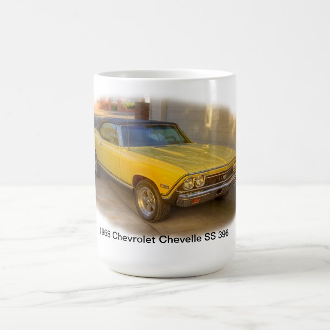 TAZA DE CAFÉ CHEVROLET 1968 CHEVELLE SS 396 (Centro)