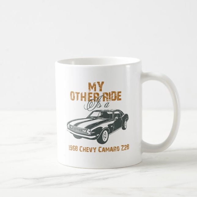 Taza De Café Chevrolet Camaro 1968 Z28 (Derecha)