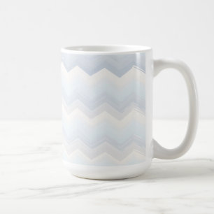 Taza De Café Chevron acuático de Ocean Shades