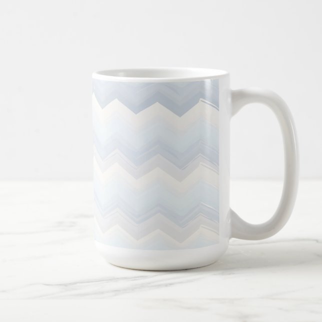 Taza De Café Chevron acuático de Ocean Shades (Derecha)