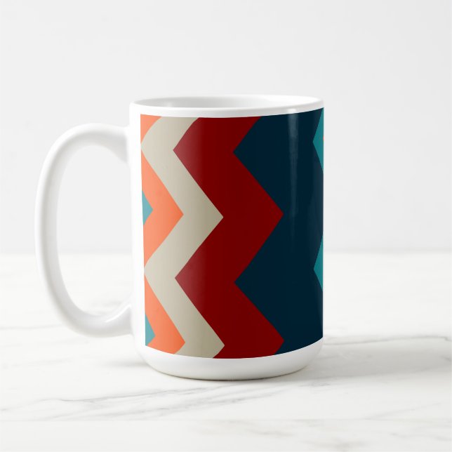 Taza De Café Chevron del Suroeste (Izquierda)