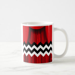 Taza De Café chevron negro lodge