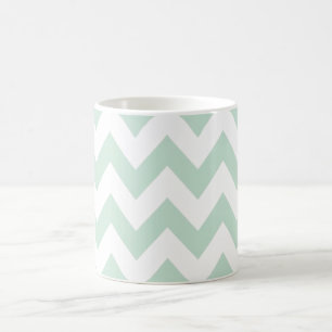 Taza De Café Chevron verde claro
