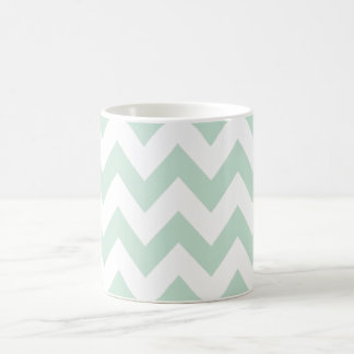 Taza De Café Chevron verde claro