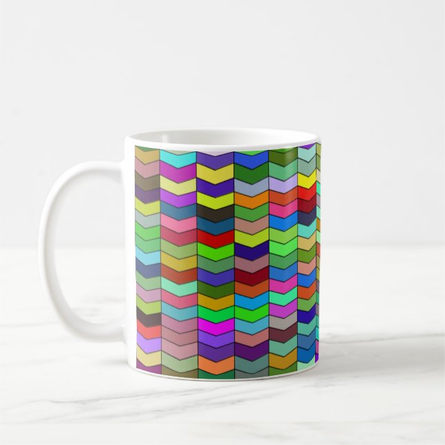 Taza De Café Chevrons 11oz Mug (Izquierda)