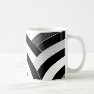 Taza De Café Chevrons modernos y de diseño de moda