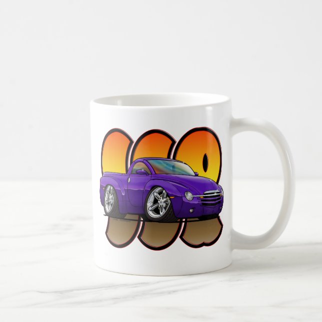 Taza De Café Chevy púrpura SSR (Derecha)