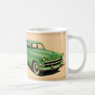 Taza De Café Chevy verde de los años 50