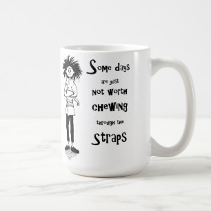 Taza De Café Chew a través de correas