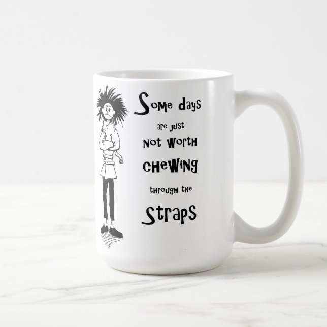Taza De Café Chew a través de correas (Derecha)