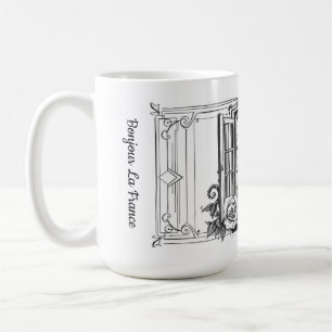 Taza De Café Chez Nous Nombre de Familia Personalizado Francés