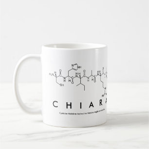 Taza De Café Chiara peptide nombre mug