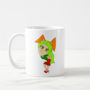 Taza De Café chibi bunnygirl coffee mug