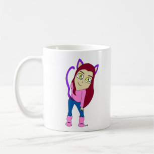 Taza De Café chibi catgirl