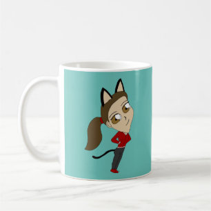 Taza De Café chibi catgirl