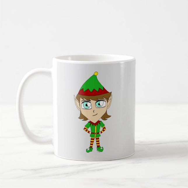 Taza De Café chibi elf (Izquierda)