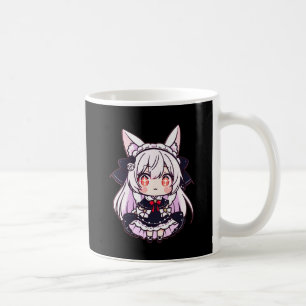 Taza De Café Chibi Neko Gótico Lolita