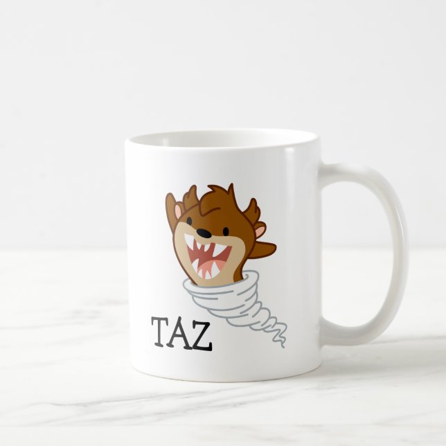 Taza De Café Chibi Tornado TAZ™ (Derecha)