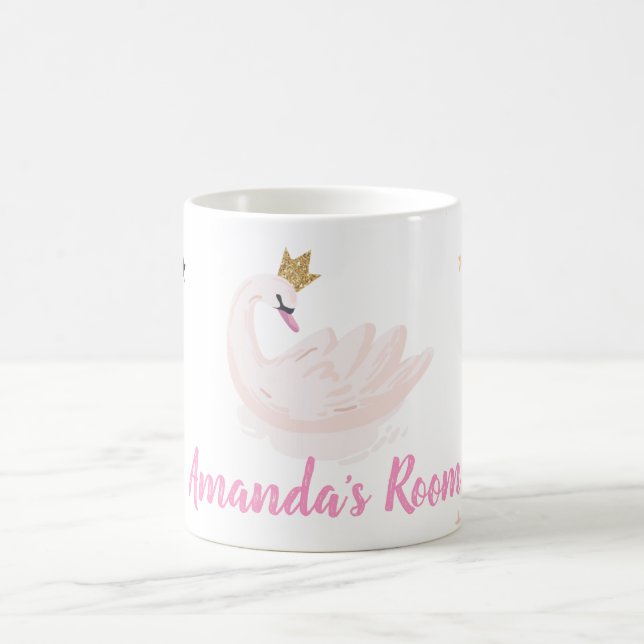Taza De Café Chic Swan, Estrellas, Princesa (Centro)