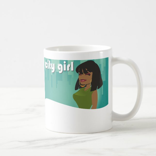 Taza De Café chica 3 de la ciudad (Derecha)