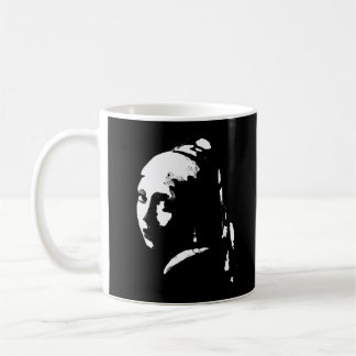 Taza De Café Chica abstracto con peluca de Pearl