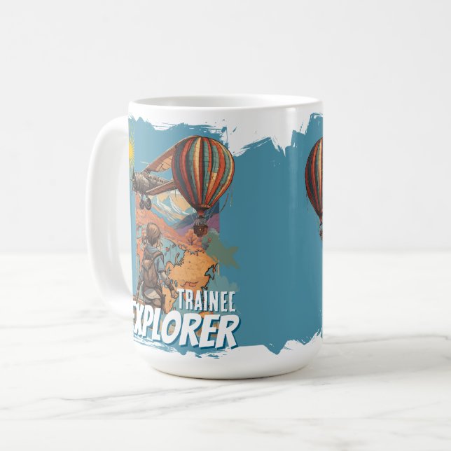 Taza De Café Chica Adventure Explorer (Anverso izquierdo)
