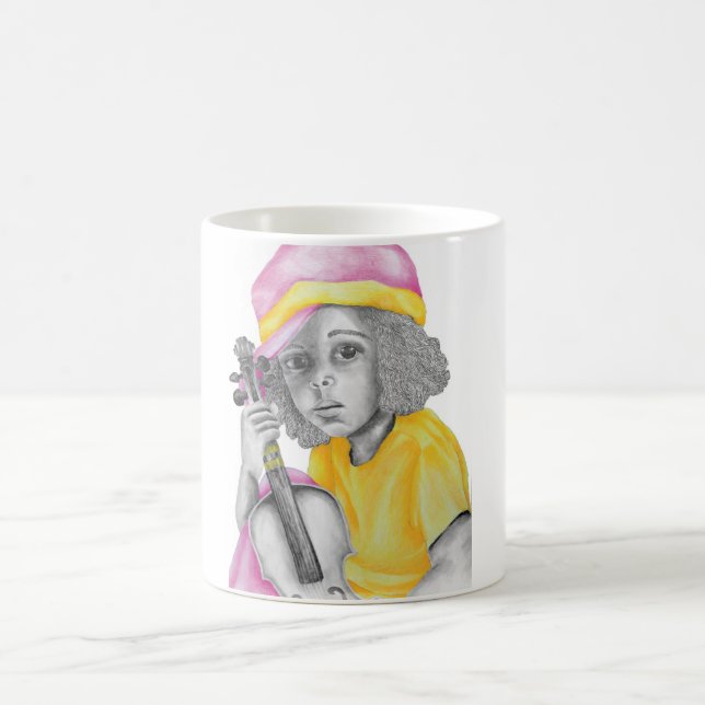 Taza De Café Chica amarillo rosado (Centro)