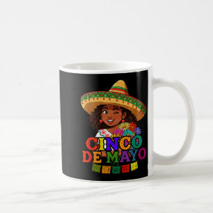 Taza De Café chica anime 5 de mayo otaku chica cinco de mayo