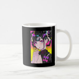 Taza De Café Chica anime a la estética japonesa Anime Tee Otaku