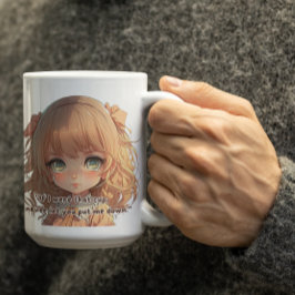Taza De Café Chica Anime Adorable