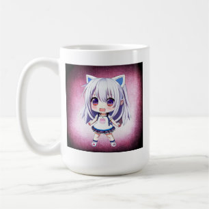 Taza De Café Chica Anime del Café Latte Bonito