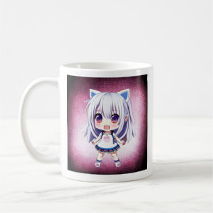 Taza De Café Chica Anime del Café Latte Pequeño y Bonito
