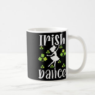 Taza De Café Chica bailarina de danza irlandesa San Patricio