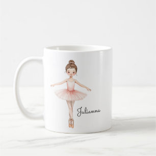 Taza De Café Chica Ballerina Personalizada