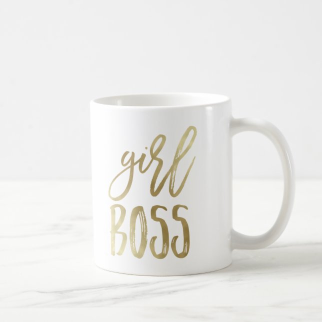 Taza De Café Chica Boss | Café de oro Mug (Derecha)