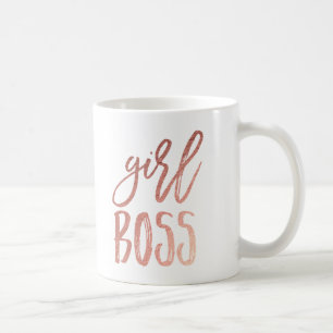 Taza De Café Chica Boss   Café Rosa