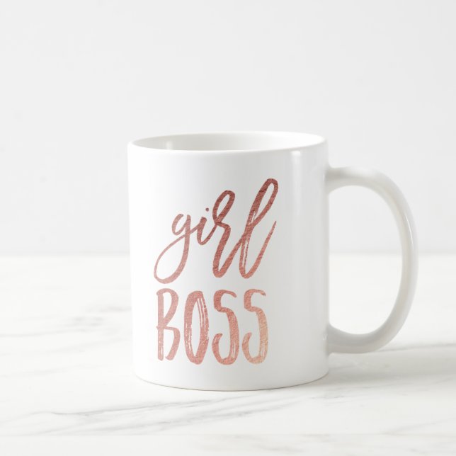 Taza De Café Chica Boss | Café Rosa (Derecha)