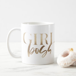 Taza De Café Chica Boss | Oro amarillo | Poderoso moderno