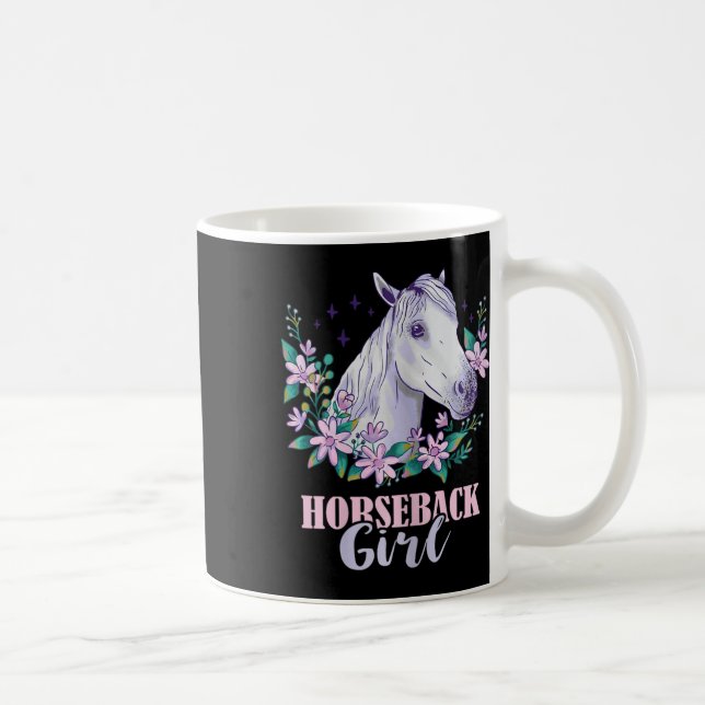 Taza De Café Chica Caballo Caballo Montando Caballo Lover Eques (Derecha)