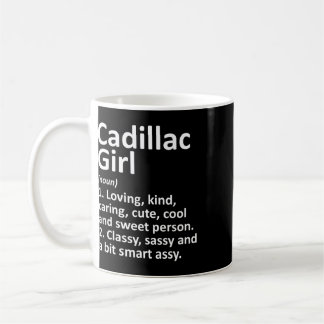Taza De Café Chica Cadillac Mi Michigan Ciudad Divertida Hogar