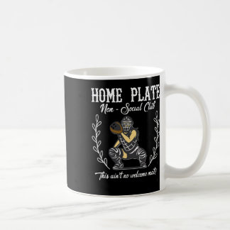 Taza De Café Chica Catcher Softll No Club Social No Somos Amigo